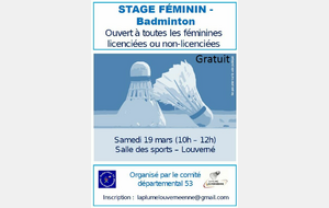 Stage féminin à Louverné